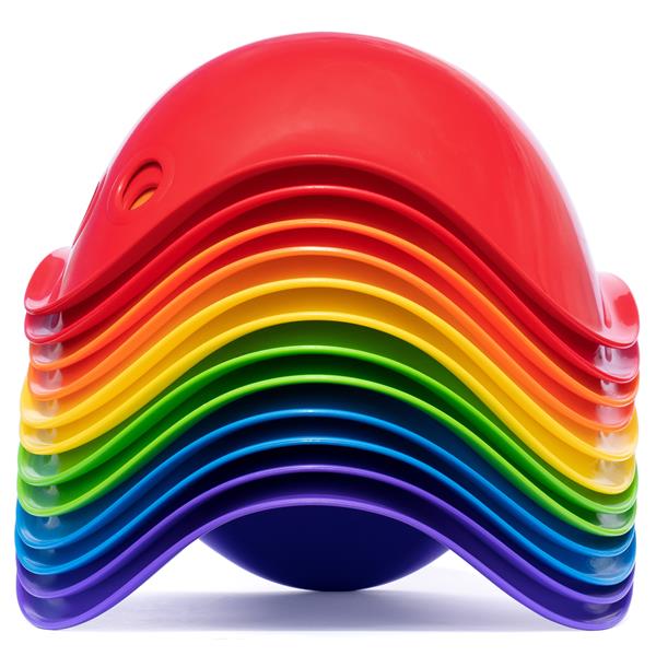Image Bilibo classic mix / 2 rouge, 2 bleu, 2 jaune, 2 vert, 2 orange, 2 mauve (Boîte Display #CO 12#)