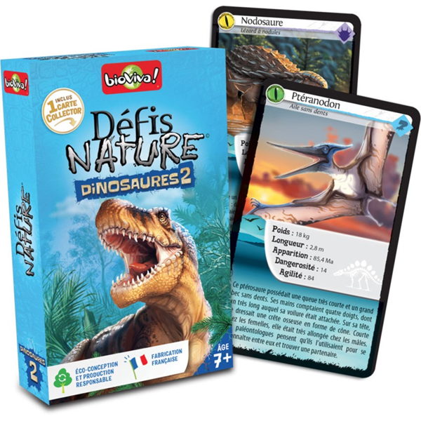 Défis Nature / Dinosaures 2 BLEU (Nouvelle version