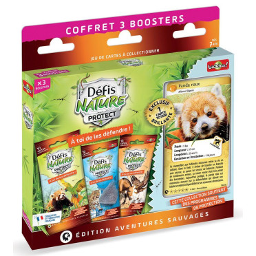 Image Défis Nature Protect - Coffret 3 Boosters : Panda roux (fr)