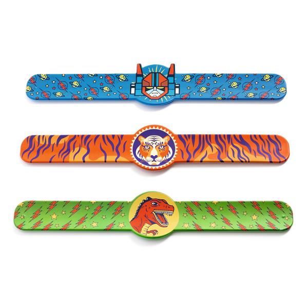 Image Slap Bracelets / Dino, Tiger, Superhero #CO 15#