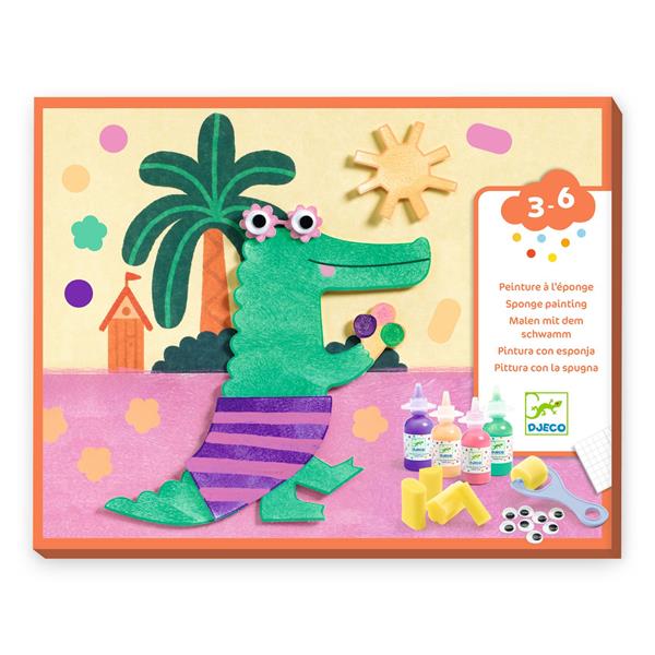 Image Sponge painting / Extraordinary holidays