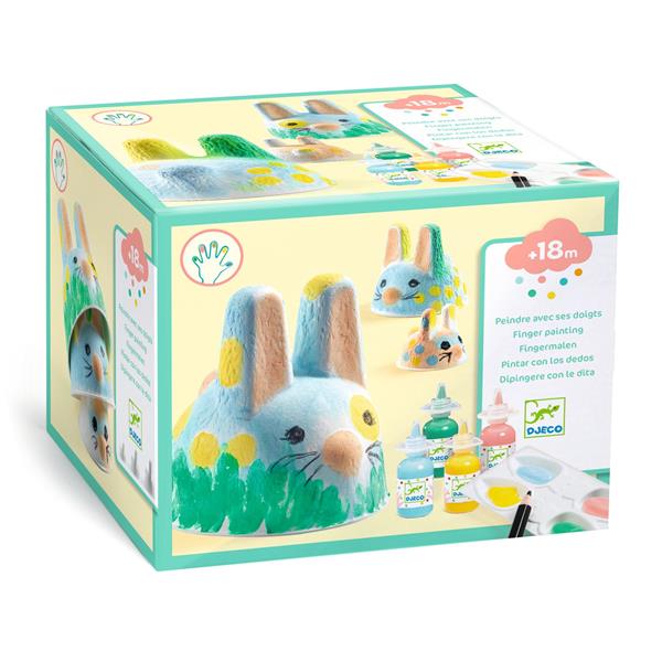 Image Finger Painting / Bunny Trio