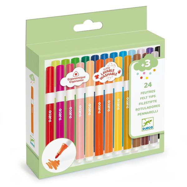 Image 24 super washable markers