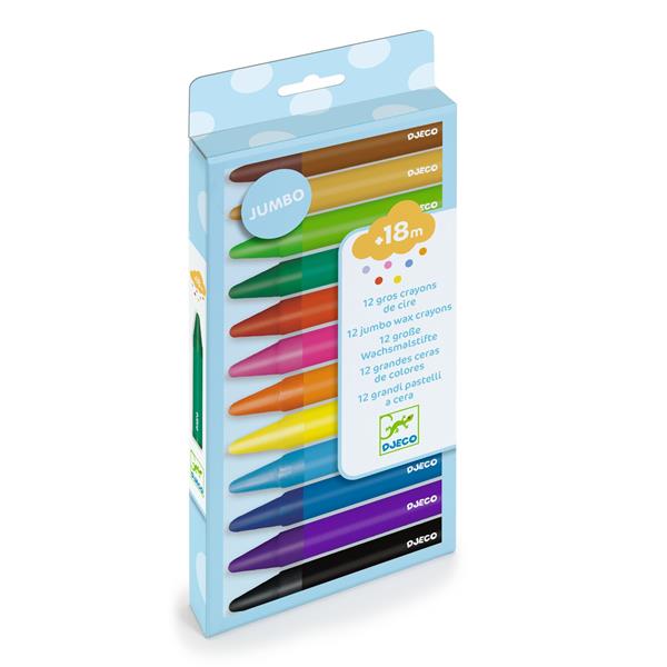 Image 12 jumbo wax crayons 18 months