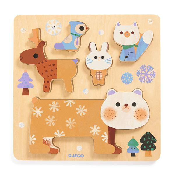Image Puzzle bois / WoodyStack / 5 pcs