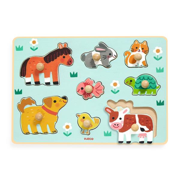 Image Wooden puzzle / Dog'n'Co / 8 pcs