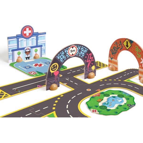 Image Crazy Motors / Puzzl'Up City-Giant- 33 pcs