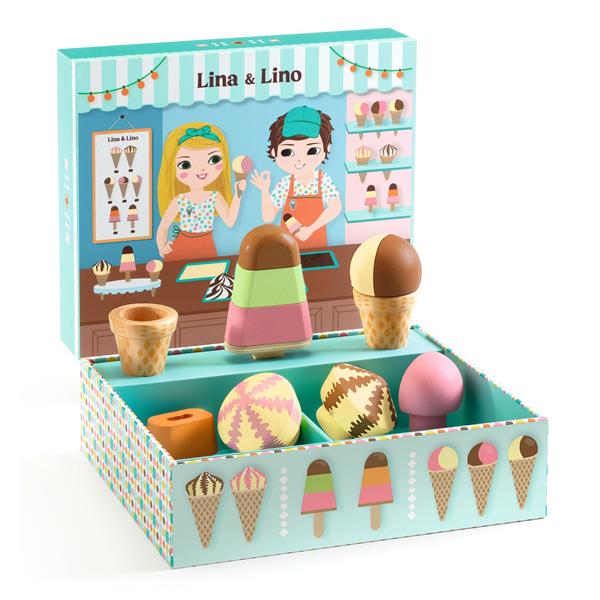 Image Lina & Lino - Préparer des glaces