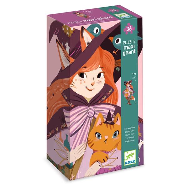 Image Giant puzzle / Lily the witch - 36 pcs + 1 miniature