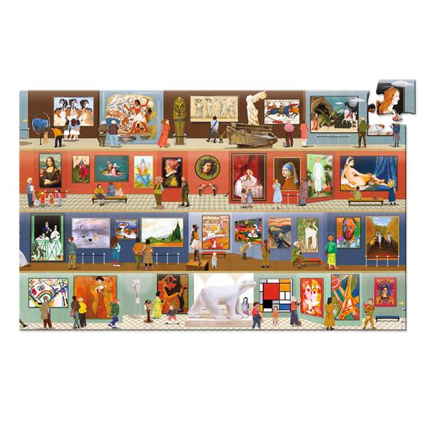 Image Observation puzzle / At the Museum + booklet - 500 pcs
