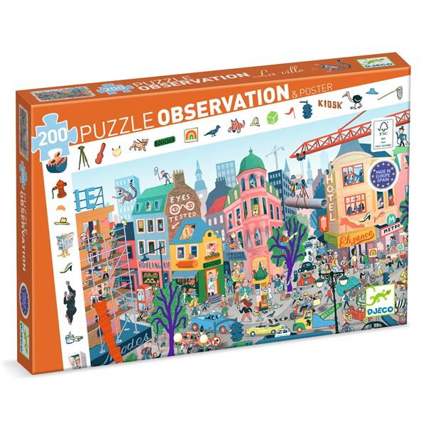 Image Observation Puzzle / The city - 200pcs