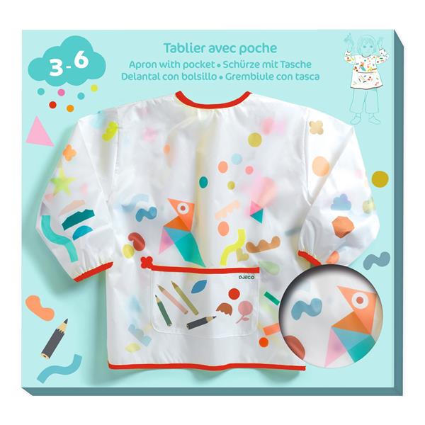 Image Apron with pocket / Stickers and pencils