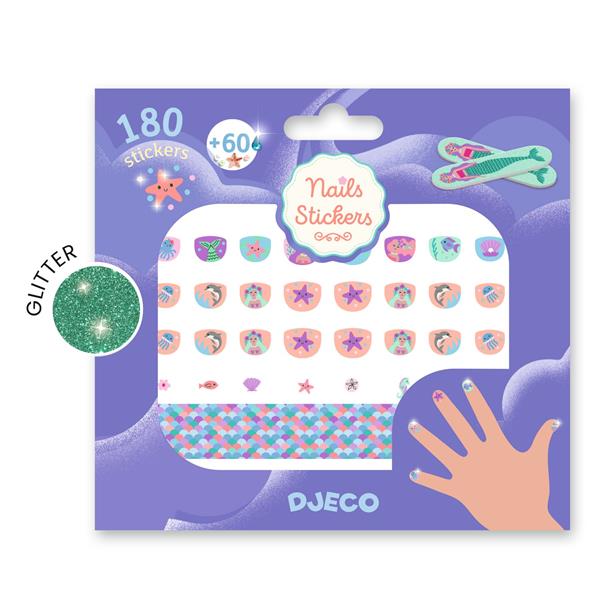 Image Nail Stickers / Soft seas #CO 10#