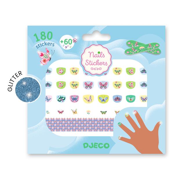 Image Nail Stickers / Springtime butterflies #CO 10#