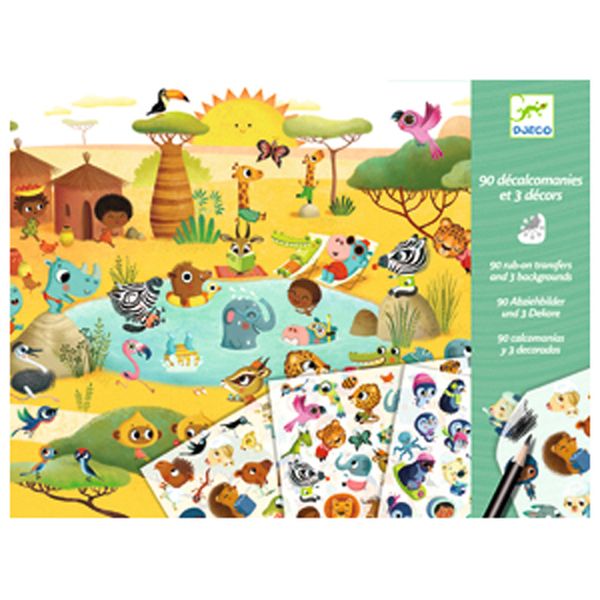 Image Décalcos / Savane, désert et Pôle Nord