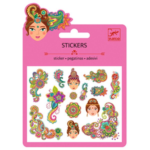 Image Mini stickers / Motifs indiens*