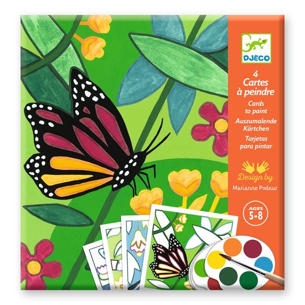 Image Cards to paint / Indonesia