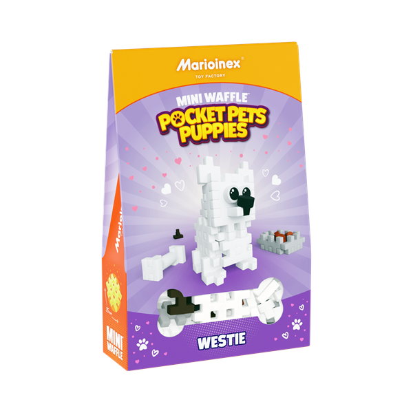 Image Mini Waffle - Chiots de poche : West Terrier 49 pcs (fr-en)