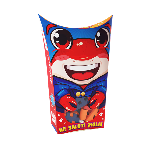 Image Mini Waffle - Animaux de poche : Crabe 33 pcs (fr-en)