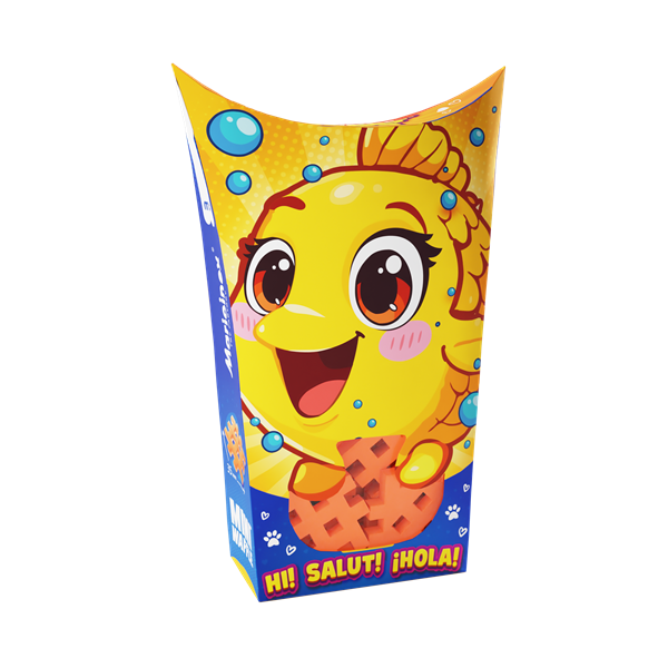 Image Mini Waffle - Animaux de poche : Poisson 16 pcs (fr-en)