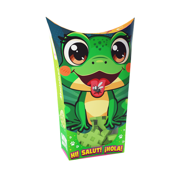Image Mini Waffle - Animaux de poche : Grenouille 34 pcs (fr-en)