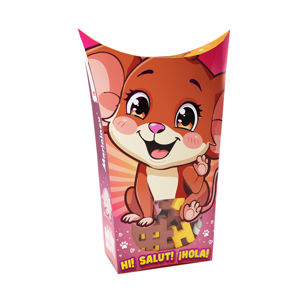 Image Mini Waffle - Animaux de poche : Souris 25 pcs (fr-en)