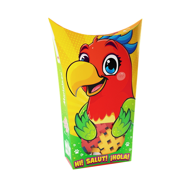 Image Mini Waffle - Animaux de poche : Perroquet 25 pcs (fr-en)