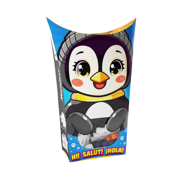 Image Mini Waffle - Animaux de poche : Pingouin 17 pcs (fr-en)