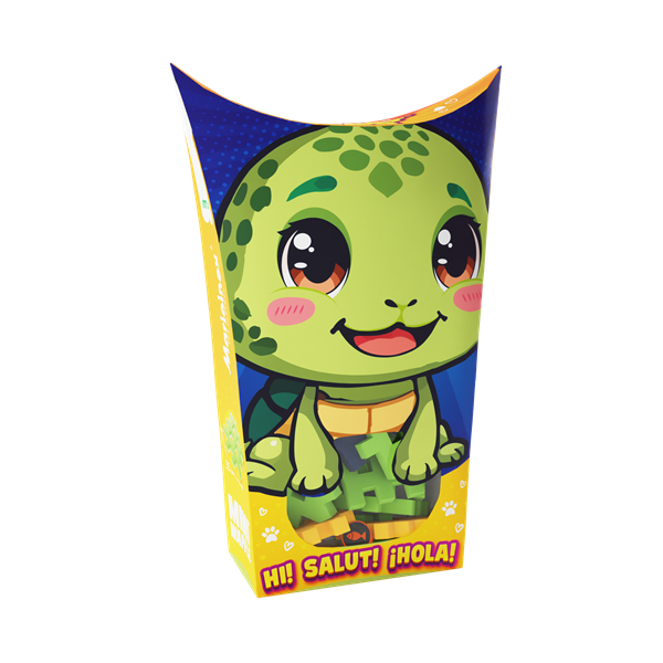 Image Mini Waffle - Animaux de poche : Tortue 25 pcs (fr-en)