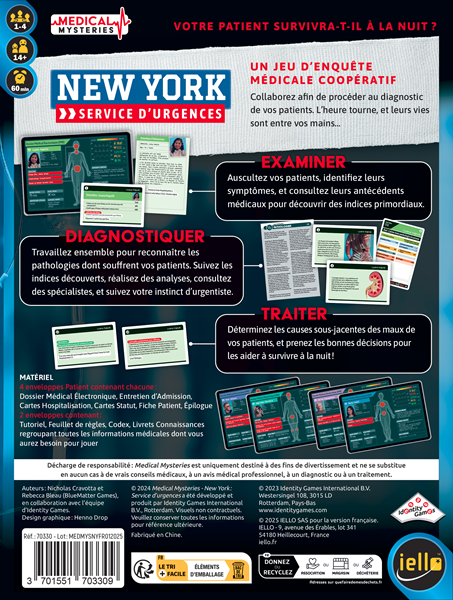 Medical Mysteries : New-York Service d'Urgences (fr)
