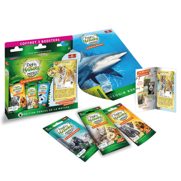 Défis Nature Protect - Coffret 3 Boosters : Tigre