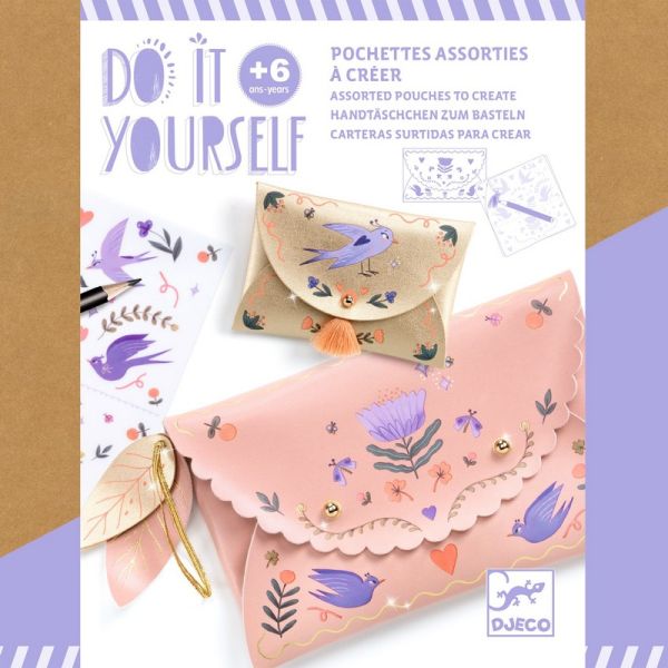 Image DIY / Sweet fashionista : pochettes à créer