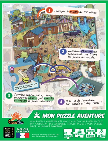 Mon puzzle aventure / Petits Détectives (fr)